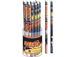 Μολύβι με γόμα GIM Naruto σε διάφορα σχέδια (369-00600) (Διάφορα σχέδια)