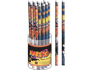 Μολύβι με γόμα GIM Naruto σε διάφορα σχέδια (369-00600) (Διάφορα σχέδια)