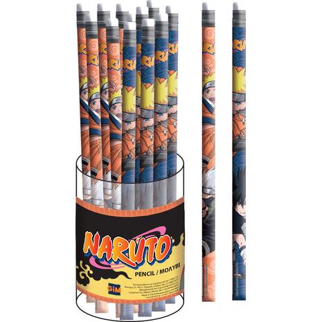 Μολύβι με γόμα GIM Naruto σε διάφορα σχέδια (369-00600) (Διάφορα σχέδια)
