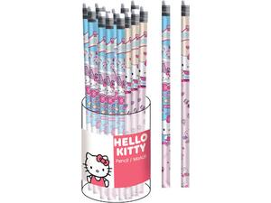 Μολύβι με γόμα GIM Hello Kitty σε διάφορα σχέδια (335-71600) (Διάφορα σχέδια)