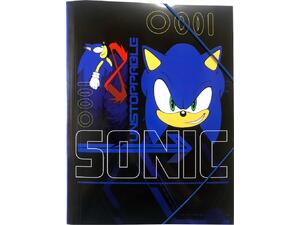 Φάκελος με λάστιχο GIM Sonic Classic PP A4 (334-81510)