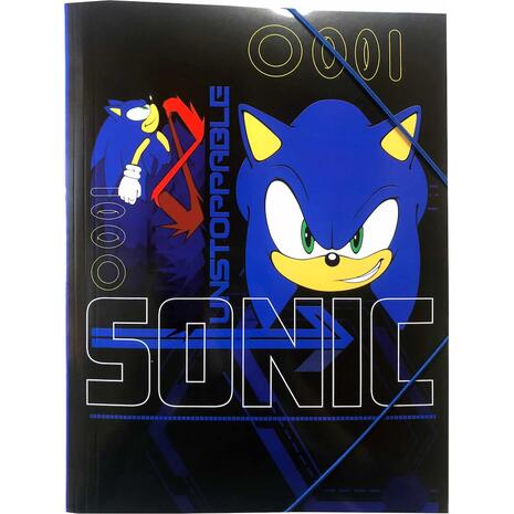 Φάκελος με λάστιχο GIM Sonic Classic PP A4 (334-81510)