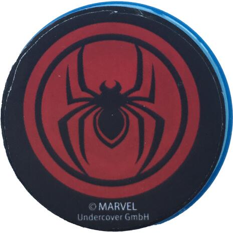 Μολυβοθήκη σετ δώρου GIM Spiderman (μπλοκάκι, γόμα, μολύβι, χάρακα,ξύστρα, κλιπ, μεταλλική μολυβοθήκη) (337-04884)