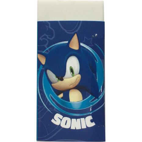 Σετ σχολικού δώρου GIM Sonic Classic (μπλοκάκι, γόμα, μολύβι, χάρακα, ξύστρα) (334-81755)