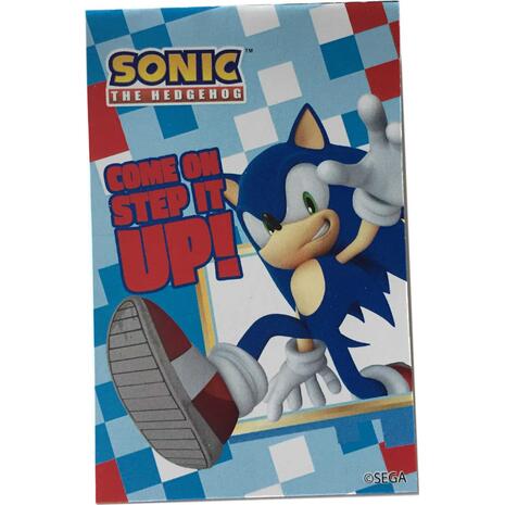 Σετ σχολικού δώρου GIM Sonic Classic (μπλοκάκι, γόμα, μολύβι, χάρακα, ξύστρα) (334-81755)