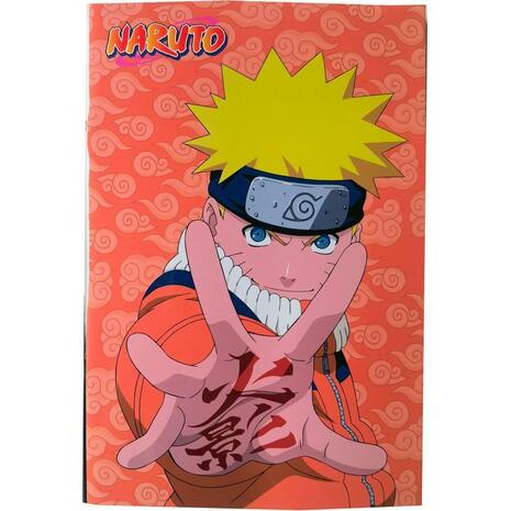 Τετράδιο καρφίτσα GIM Naruto 17x25cm 40 φύλλων (369-00400) (Διάφορα χρώματα)