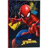 Τετράδιο καρφίτσα GIM Spiderman 17x25cm 40 φύλλων (337-04400) (Διάφορα χρώματα)