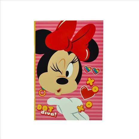 Τετράδιο καρφίτσα GIM Minnie 17x25cm 40 φύλλων (340-37400) (Διάφορα χρώματα)