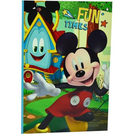 Τετράδιο καρφίτσα GIM Mickey 17x25cm 40 φύλλων (340-86400) (Διάφορα χρώματα)