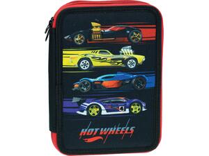 Κασετίνα γεμάτη διπλή GIM Hot wheels (349-28100)