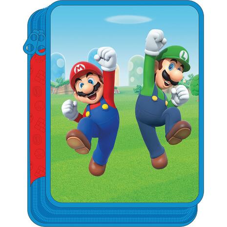 Κασετίνα γεμάτη διπλή GIM super Mario (313-00100)