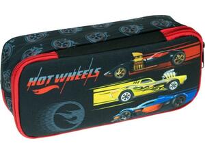 Κασετίνα οβάλ GIM Hot Wheels (349-28144)