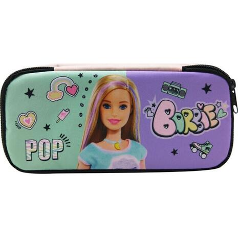 Κασετίνα οβάλ GIM Barbie power pastels (349-83144)