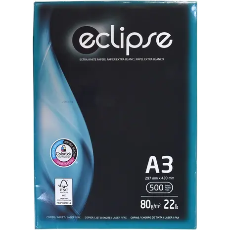 Χαρτί εκτύπωσης Α3 Eclipse 80gr/m2 (πακέτο 500 φύλλων)