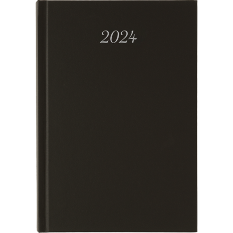 Ημερολόγιο ημερήσιο Classic_Α 17x24 2024 με σκληρό εξώφυλλο μαύρο