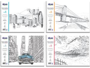Μπλοκ Ελεύθερου Σχεδίου Skag 35x50cm No5 140 gr 15 φύλλων (256988)