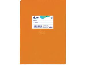 Τετράδιο SKAG ""SUPER ΔΙΕΘΝΕΣ"" 50 Φύλλων 17x25cm ΜΚ πορτοκαλί (282871) (Πορτοκαλί)