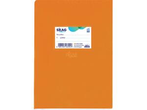 Τετράδιο SKAG "SUPER ΔΙΕΘΝΕΣ" 50 Φύλλων 17x25 ΜΦ πορτοκαλί (282918) (Πορτοκαλί)