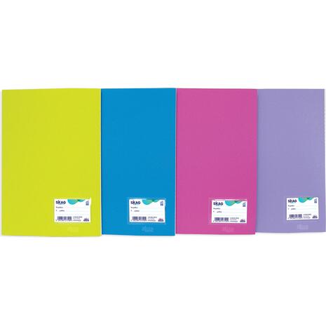Τετράδιο Skag "SUPER ΔΙΕΘΝΕΣ" Χρωματιστό "Fancy" Ριγέ 50 Φύλλων (4 χρωμάτων) (Διάφορα χρώματα)