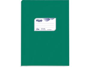 Τετράδιο Skag "Διεθνές" Χρωματιστό Ριγέ 50 Φύλλων 17x25 Πράσινο (214179) (Πράσινο)