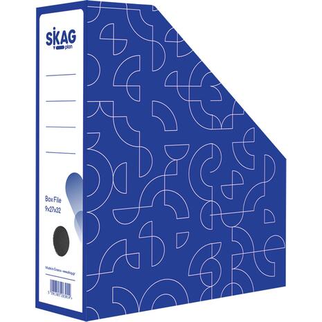 Θήκη Περιοδικών κοφτή Skag Magazine Box αρχειοθέτησης χάρτινο (Μπλε)