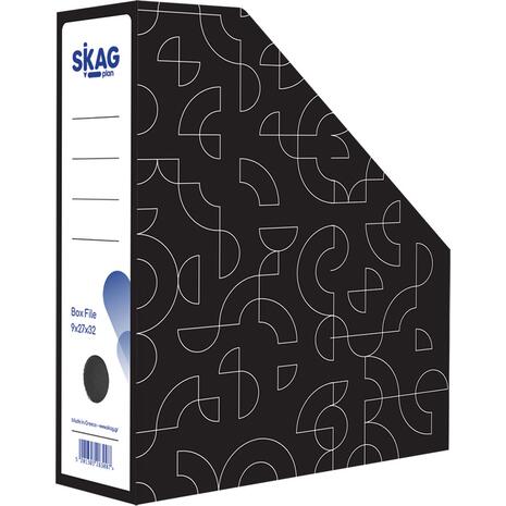 Θήκη Περιοδικών κοφτή Skag magazine box αρχειοθέτησης χάρτινο (Μαύρο)