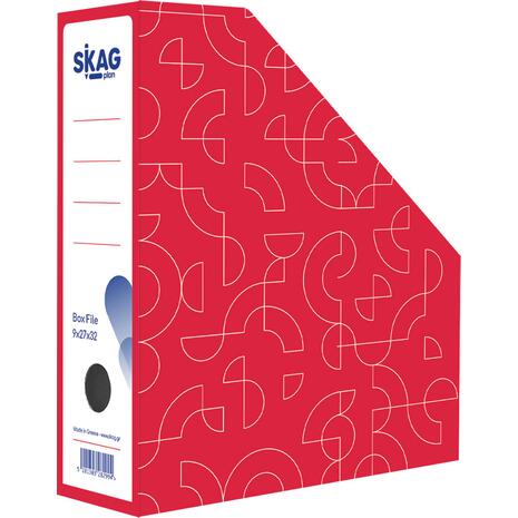Θήκη Περιοδικών κοφτή Skag magazine box αρχειοθέτησης χάρτινο (Κόκκινο)