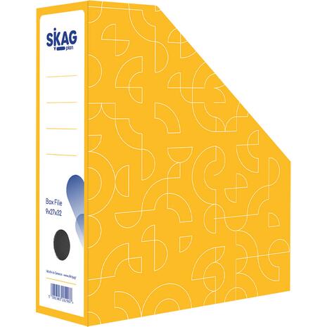 Θήκη Περιοδικών κοφτή Skag magazine box αρχειοθέτησης χάρτινο (Κίτρινο)