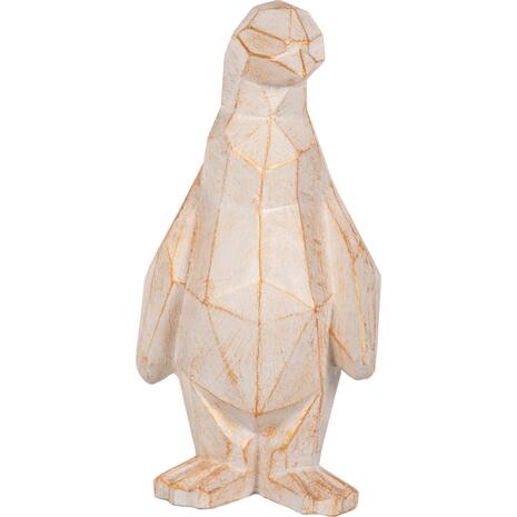 ΔΙΑΚΟΣΜΗΤΙΚΟ ΔΑΠΕΔΟΥ PENGUIN HM7915 GRC ΣΕ ΛΕΥΚΗ ΠΑΤΙΝΑ ΜΕ ΧΡΥΣΕΣ ΛΕΠΤΟΜΕΡΕΙΕΣ 30x20x60Υεκ.