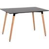 ΤΡΑΠΕΖΙ MINIMAL HM8581.02 ΜΑΥΡΟ MDF-ΠΟΔΙΑ ΟΞΙΑ ΣΕ ΦΥΣΙΚΟ ΧΡΩΜΑ- 120Χ60X74Υεκ. (Black)