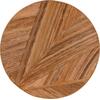 ΤΡΑΠΕΖΙ ΣΑΛΟΝΙΟΥ GATSBY ΣΤΡΟΓΓΥΛΟ HM9651 RATTAN ΧΡΩΜΑ ΦΥΣΙΚΟ Φ100x50Y εκ.