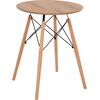 ΤΡΑΠΕΖΙ ΣΤΡΟΓΓΥΛΟ MINIMAL HM0060.04 ΦΥΣΙΚΟ ΧΡΩΜΑ MDF-ΠΟΔΙΑ ΟΞΙΑΣ ΣΕ ΦΥΣΙΚΟ ΧΡΩΜΑ Φ60Χ76Υεκ.