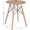 ΤΡΑΠΕΖΙ ΣΤΡΟΓΓΥΛΟ MINIMAL HM0060.04 ΦΥΣΙΚΟ ΧΡΩΜΑ MDF-ΠΟΔΙΑ ΟΞΙΑΣ ΣΕ ΦΥΣΙΚΟ ΧΡΩΜΑ Φ60Χ76Υεκ.