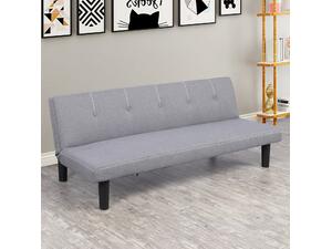 ΚΑΝΑΠΕΣ ΚΡΕΒΑΤΙ ETHAN ΣΕ ΓΚΡΙ ΧΡΩΜΑ HM3146.01 165x74x64 εκ.