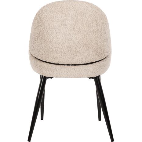 ΚΑΡΕΚΛΑ SARKY HM8585.02 ΥΦΑΣΜΑ ΜΠΟΥΚΛΕ ΕΚΡΟΥ ΜΕ ΜΕΤΑΛΛΙΚΑ ΠΟΔΙΑ 56x64x88Yεκ. (σετ 2 τεμαχίων) (Εκρού)