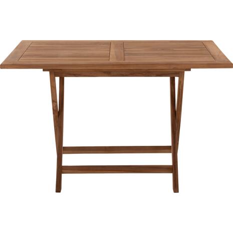 ΤΡΑΠΕΖΙ ΤΡΑΠΕΖΑΡΙΑΣ KENDALL ΠΤΥΣΣΟΜΕΝΟ HM9542 TEAK ΣΕ ΦΥΣΙΚΟ ΧΡΩΜΑ 120x80x75Yεκ.