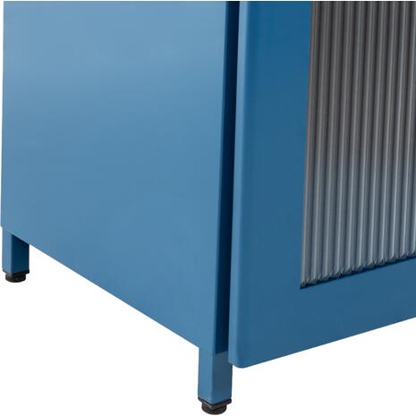 ΜΕΤΑΛΛΙΚΟ ΝΤΟΥΛΑΠΙ ΒΙΤΡΙΝΑ CARIL HM9569.04 ΜΠΛΕ 50x37-40x102Yεκ.