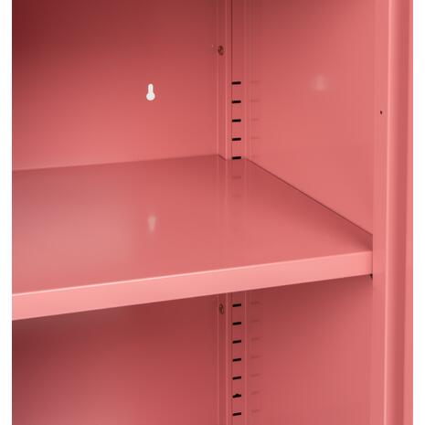 ΜΕΤΑΛΛΙΚΟ ΝΤΟΥΛΑΠΙ ΒΙΤΡΙΝΑ CARIL HM9569.03 PASTEL ΡΟΖ 50x37-40x102Y εκ.