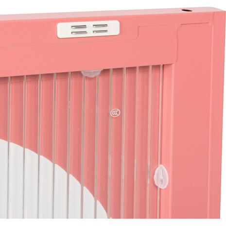 ΜΕΤΑΛΛΙΚΟ ΝΤΟΥΛΑΠΙ ΒΙΤΡΙΝΑ CARIL HM9569.03 PASTEL ΡΟΖ 50x37-40x102Y εκ.