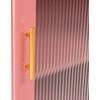 ΜΕΤΑΛΛΙΚΟ ΝΤΟΥΛΑΠΙ ΒΙΤΡΙΝΑ CARIL HM9569.03 PASTEL ΡΟΖ 50x37-40x102Y εκ.