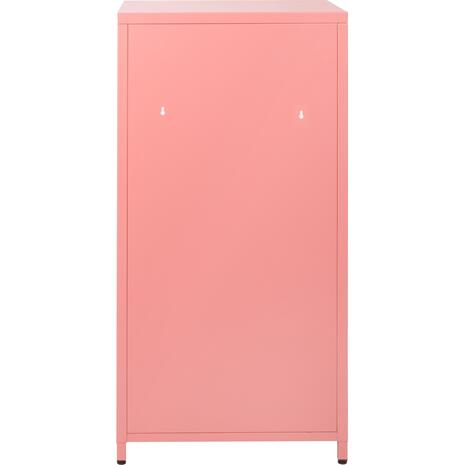 ΜΕΤΑΛΛΙΚΟ ΝΤΟΥΛΑΠΙ ΒΙΤΡΙΝΑ CARIL HM9569.03 PASTEL ΡΟΖ 50x37-40x102Y εκ.