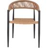 ΠΟΛΥΘΡΟΝΑ ΑΛΟΥΜΙΝΙΟΥ HM5854.12 ΑΝΘΡΑΚΙ PΕ RATTAN ΜΠΕΖ 56x60x78 εκ.