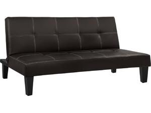 ΚΑΝΑΠΕΣ ΚΡΕΒΑΤΙ 3Θ HM3002.04 ΚΑΦΕ PU ΜΕ ΓΑΖΙΑ 186x90x82