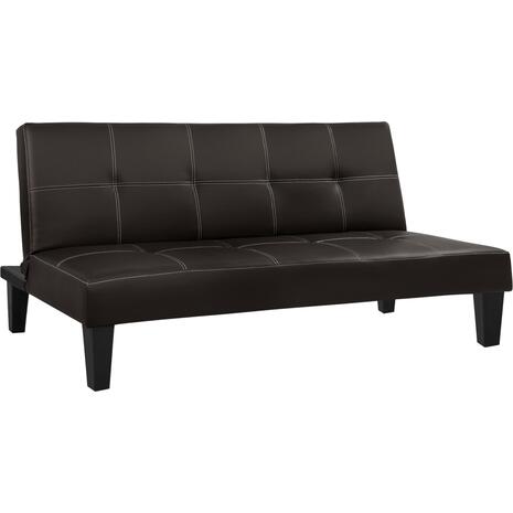 ΚΑΝΑΠΕΣ ΚΡΕΒΑΤΙ 3Θ HM3002.04 ΚΑΦΕ PU ΜΕ ΓΑΖΙΑ 186x90x82