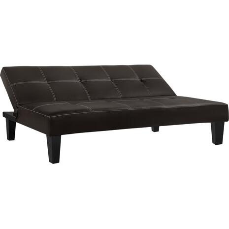 ΚΑΝΑΠΕΣ ΚΡΕΒΑΤΙ 3Θ HM3002.04 ΚΑΦΕ PU ΜΕ ΓΑΖΙΑ 186x90x82