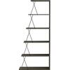 ΒΙΒΛΙΟΘΗΚΗ ΜΙΝΙ TARS HM2241.13 OLIVE GREY ME ΜΑΥΡΕΣ ΒΕΡΓΕΣ 65x22-24x146Υεκ.