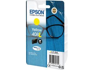 Μελάνι εκτυπωτή InkJet Epson 408L  21,6ml Yellow (C13T09K44010) (Yellow)