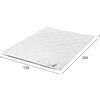 ΑΝΩΣΤΡΩΜΑ HM670.05 ΜΕ FOAM ΛΕΥΚΟ 150x200x5Y εκ.