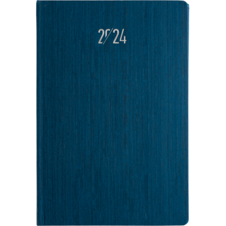 Ημερολόγιο ημερήσιο Tucana_B 14x21 2024 με ημιεύκαμπτο εξώφυλλο μπλε