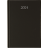 Ημερολόγιο ημερήσιο Classic_A 10x14εκ 2024 με σκληρό εξώφυλλο μαύρο
